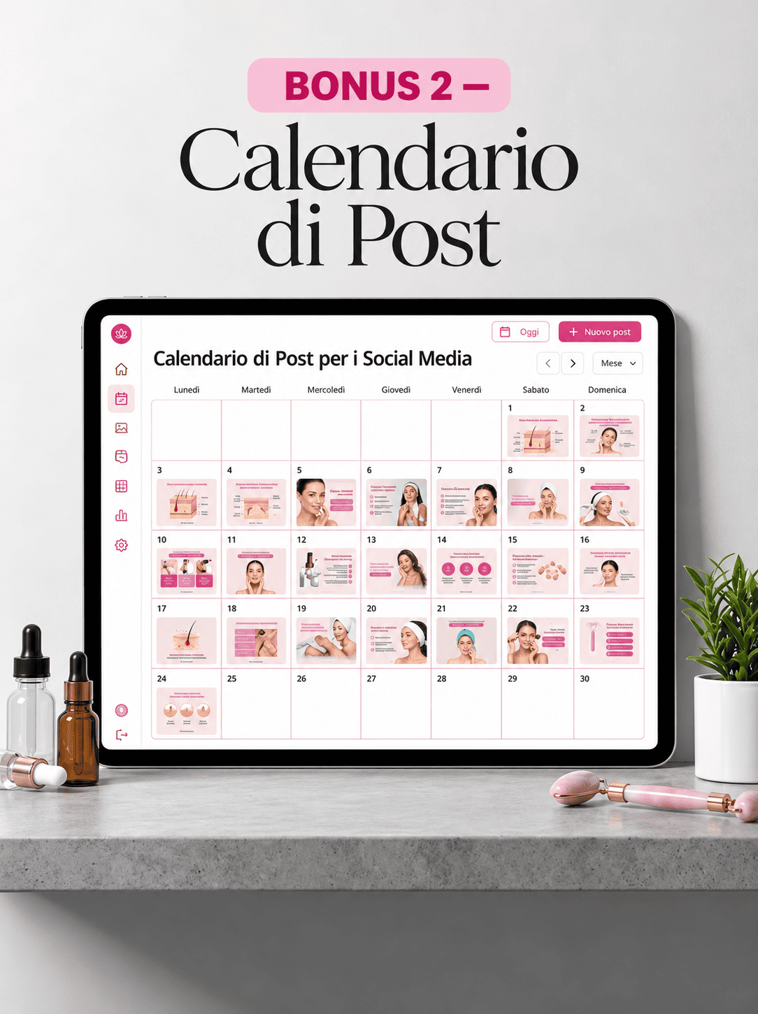 Calendario di pubblicazione per i social media